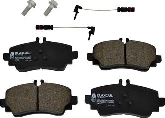 Klaxcar France 24839z - Kit de plaquettes de frein, frein à disque cwaw.fr