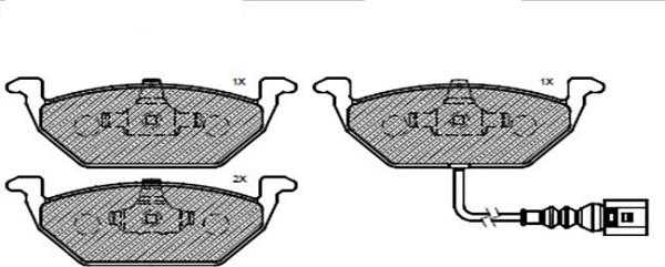 Klaxcar France 24832z - Kit de plaquettes de frein, frein à disque cwaw.fr