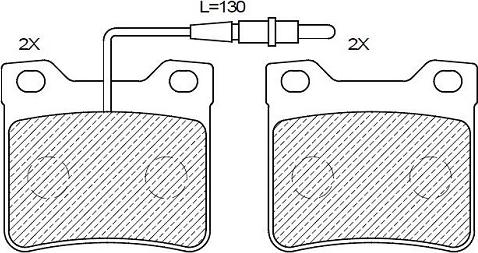 Klaxcar France 24826z - Kit de plaquettes de frein, frein à disque cwaw.fr