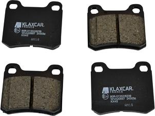 Klaxcar France 24303z - Kit de plaquettes de frein, frein à disque cwaw.fr