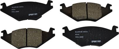 Klaxcar France 24331z - Kit de plaquettes de frein, frein à disque cwaw.fr