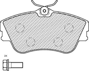 Klaxcar France 24762z - Kit de plaquettes de frein, frein à disque cwaw.fr