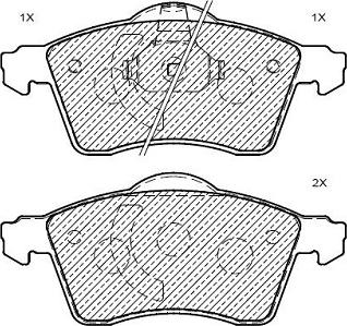 Klaxcar France 24767z - Kit de plaquettes de frein, frein à disque cwaw.fr