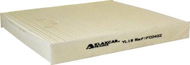 Klaxcar France FC042z - Filtre, air de l'habitacle cwaw.fr