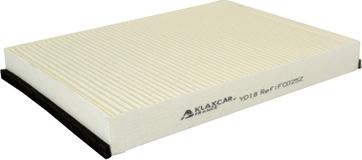 Klaxcar France FC025z - Filtre, air de l'habitacle cwaw.fr