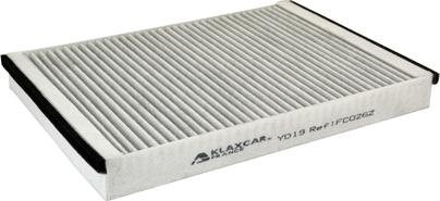 Klaxcar France FC026z - Filtre, air de l'habitacle cwaw.fr