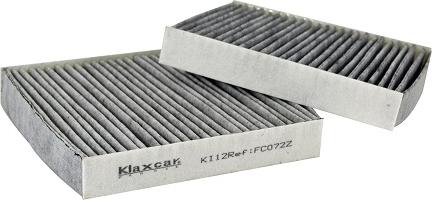 Klaxcar France FC072z - Filtre, air de l'habitacle cwaw.fr