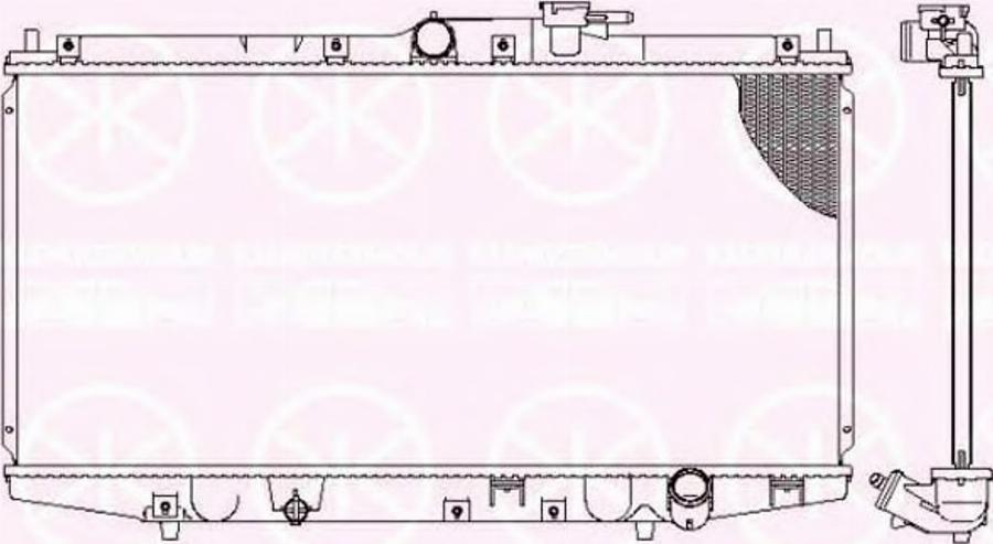 Klokkerholm 2924302118 - Radiateur, refroidissement du moteur cwaw.fr