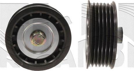 KM International FI14710 - Poulie renvoi / transmission, courroie trapézoïdale à nervures cwaw.fr