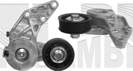 KM International FI12900 - Poulie renvoi / transmission, courroie trapézoïdale à nervures cwaw.fr