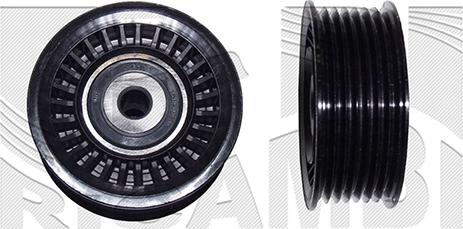 KM International FI23590 - Poulie renvoi / transmission, courroie trapézoïdale à nervures cwaw.fr