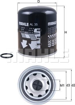 KNECHT AL 35 - Cartouche de dessicateur, système d'air comprimé cwaw.fr