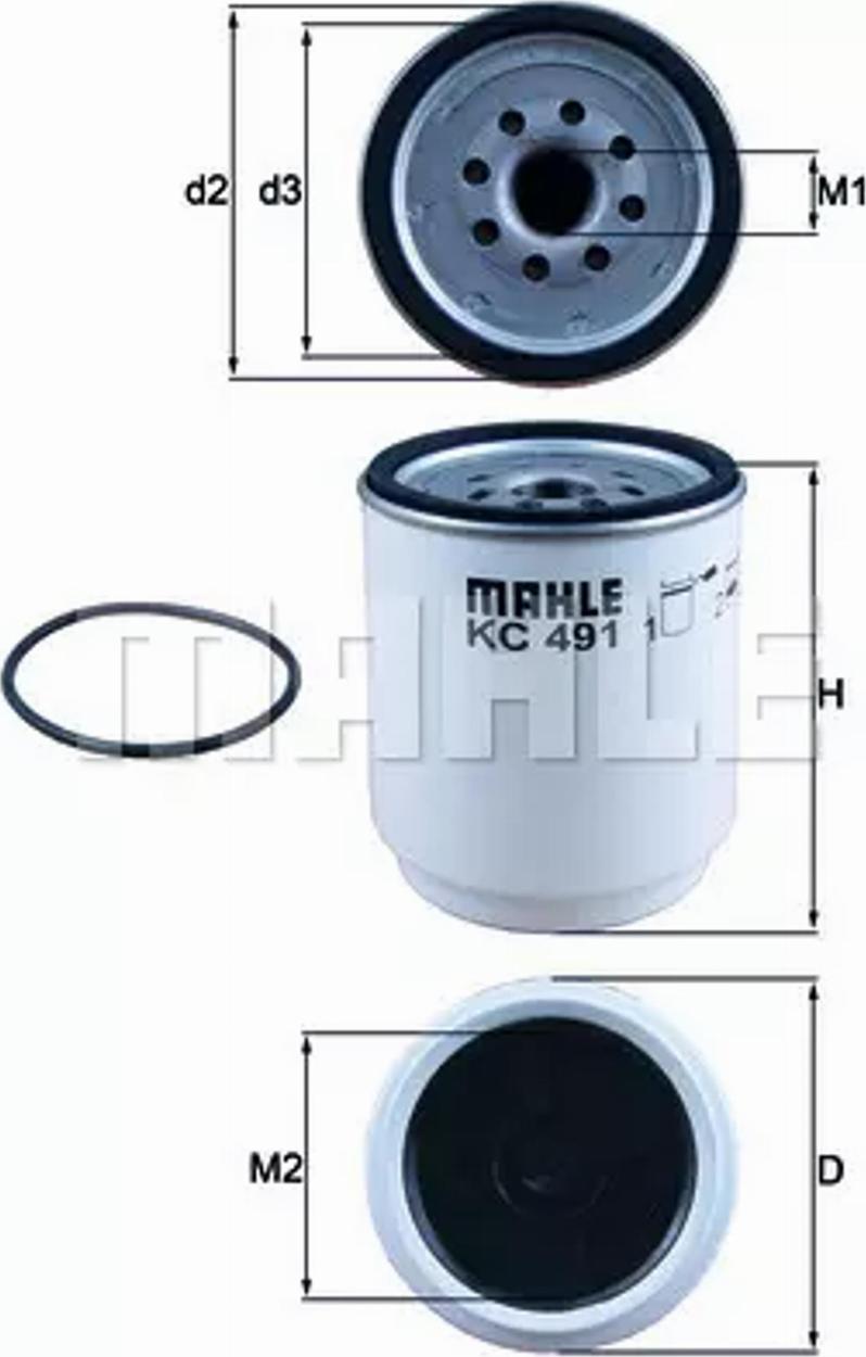 KNECHT KC 491D - Filtre à carburant cwaw.fr