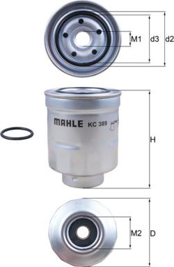 KNECHT KC 389D - Filtre à carburant cwaw.fr