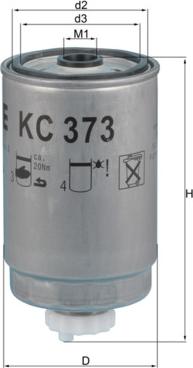 KNECHT KC 373 - Filtre à carburant cwaw.fr