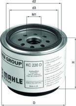 KNECHT KC 220D - Filtre à carburant cwaw.fr