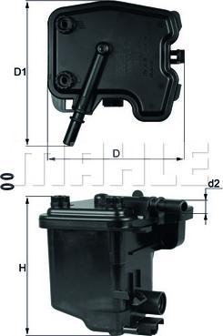 KNECHT KL 431D - Filtre à carburant cwaw.fr