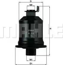 KNECHT KL 529 - Filtre à carburant cwaw.fr