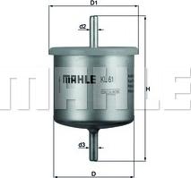 KNECHT KL 61 - Filtre à carburant cwaw.fr