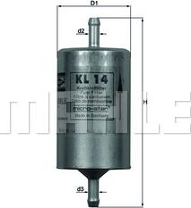 KNECHT KL 14 - Filtre à carburant cwaw.fr