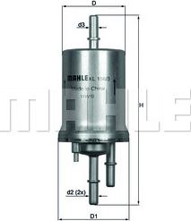 KNECHT KL 156/3 - Filtre à carburant cwaw.fr