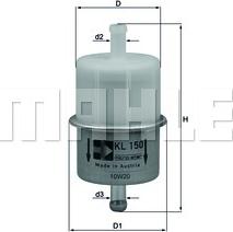 KNECHT KL 150 OF - Filtre à carburant cwaw.fr