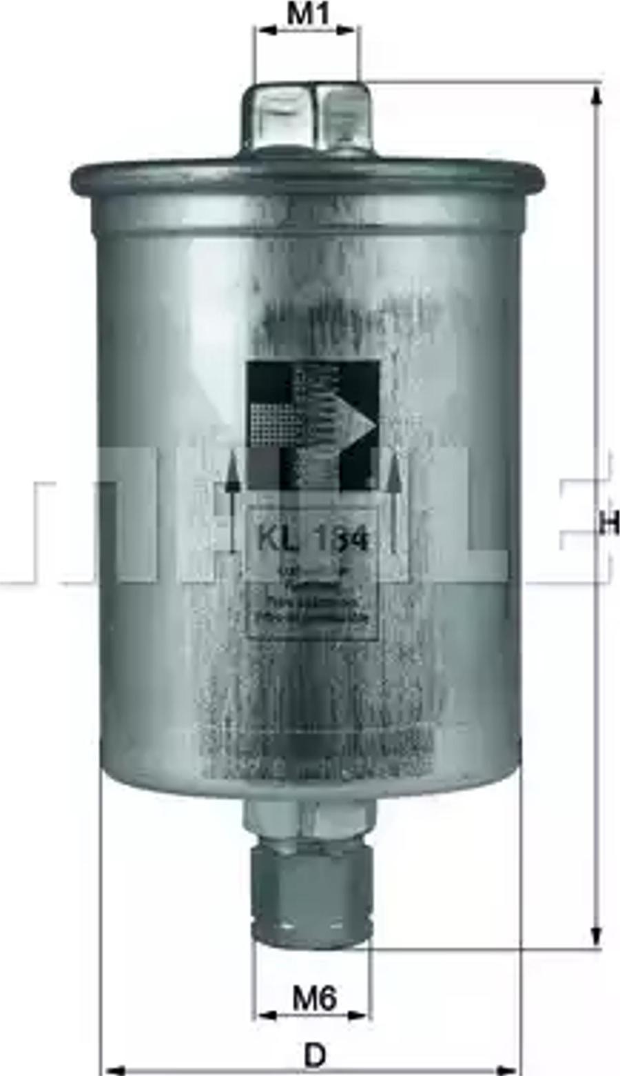 KNECHT KL 184 - Filtre à carburant cwaw.fr