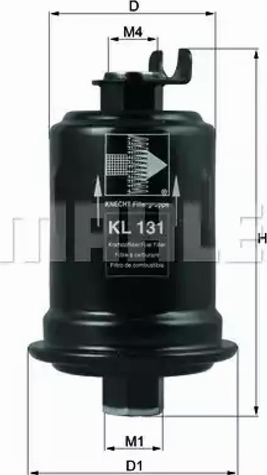 KNECHT KL 131 - Filtre à carburant cwaw.fr