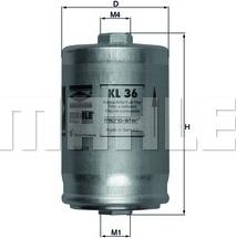 KNECHT KL 36 - Filtre à carburant cwaw.fr