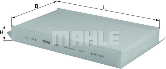 KNECHT LA 97 - Filtre, air de l'habitacle cwaw.fr