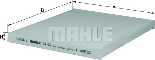 KNECHT LA 464 - Filtre, air de l'habitacle cwaw.fr