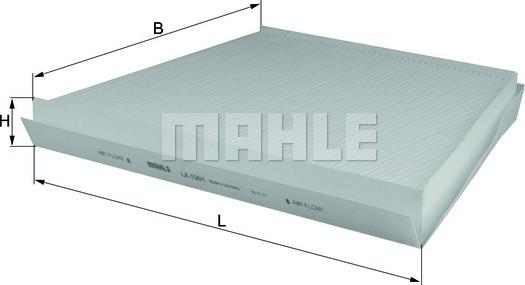 KNECHT LA 156/1 - Filtre, air de l'habitacle cwaw.fr