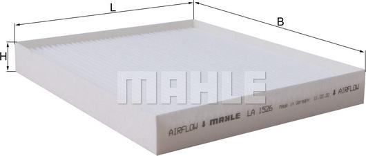 KNECHT LA 1526 - Filtre, air de l'habitacle cwaw.fr