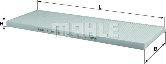 KNECHT LA 11 - Filtre, air de l'habitacle cwaw.fr