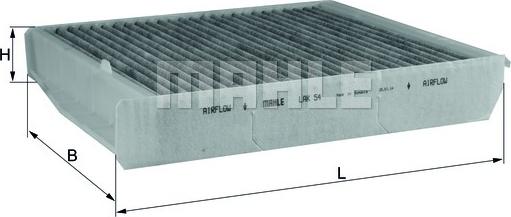 KNECHT LAK 54 - Filtre, air de l'habitacle cwaw.fr