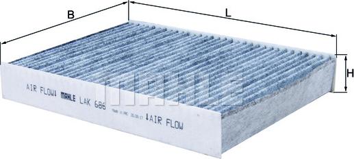 KNECHT LAK 686 - Filtre, air de l'habitacle cwaw.fr