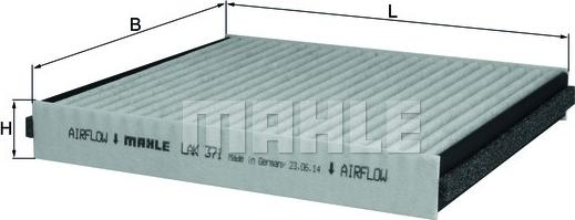 KNECHT LAK 371 - Filtre, air de l'habitacle cwaw.fr