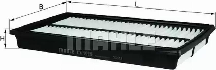 KNECHT LX 1929 - Filtre à air cwaw.fr