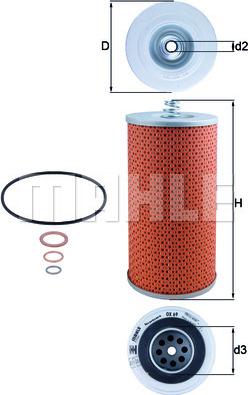 KNECHT OX 69D - Filtre à huile cwaw.fr