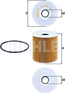 KNECHT OX 149D - Filtre à huile cwaw.fr