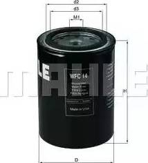 KNECHT WFC 14 - Filtre de liquide de refroidissement cwaw.fr