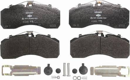 Knorr Bremse K094436K50 - Kit de plaquettes de frein, frein à disque cwaw.fr