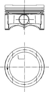 Kolbenschmidt 99792600 - Piston cwaw.fr