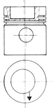 Kolbenschmidt 93831952 - Kit de réparation, Piston / Chemise de cylindre cwaw.fr