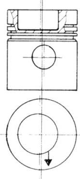 Kolbenschmidt 90532600 - Piston cwaw.fr