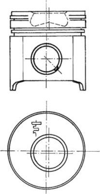 Kolbenschmidt 90681961 - Kit de réparation, Piston / Chemise de cylindre cwaw.fr