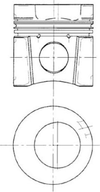 Kolbenschmidt 91074961 - Kit de réparation, Piston / Chemise de cylindre cwaw.fr