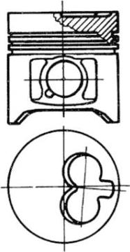 Kolbenschmidt 93911971 - Kit de réparation, Piston / Chemise de cylindre cwaw.fr