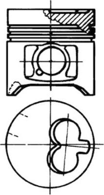 Kolbenschmidt 93378971 - Kit de réparation, Piston / Chemise de cylindre cwaw.fr