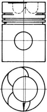 Kolbenschmidt 99512600 - Piston cwaw.fr